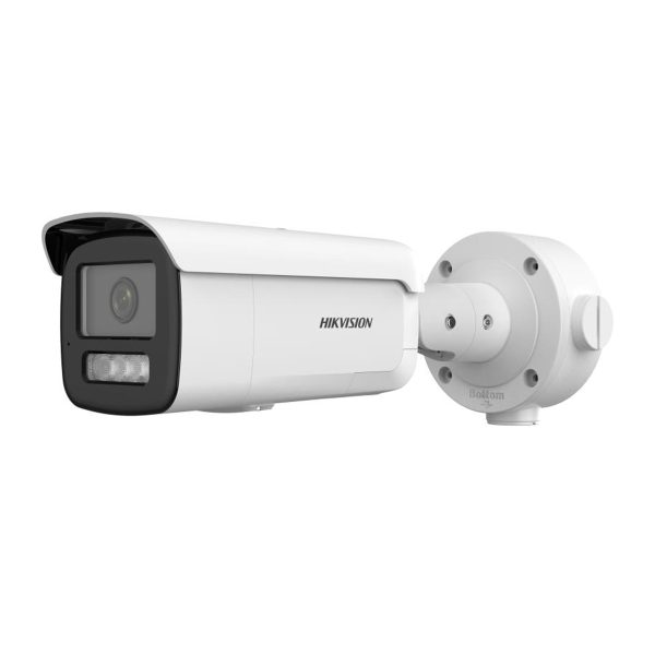 Hikvision Ultra 8 MP AcuSense Strobe Light ve Sesli Uyarı Sabit Bullet Ağı Kamerası