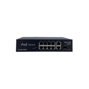 Longline 8 Port Gigabit PoE Switch | 2 Uplink Port + 1 SFP