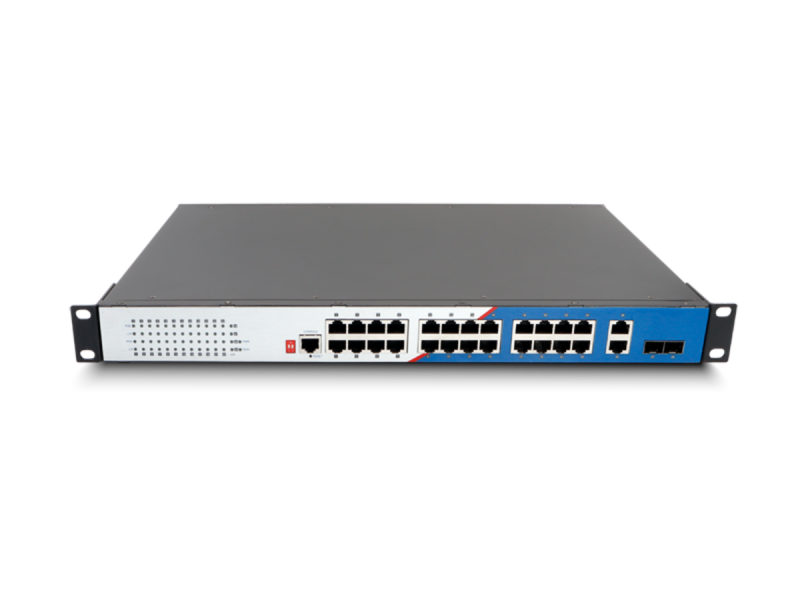 Endüstriyel PoE Switch 28 Port Gigabit