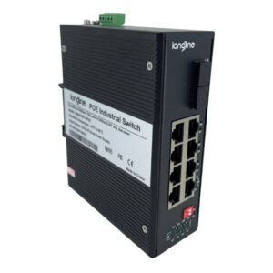 Longline LNGIGF8GT-8POE 10-Port 10/100/1000 Mbps Yönetilemeyen Endüstriyel PoE Switch