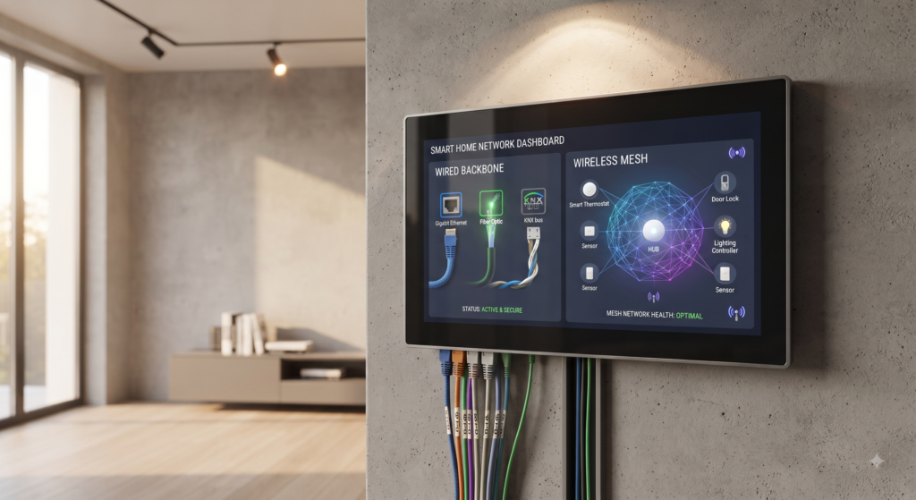 KNX ve zigbee karşılaştırması kablolu altyapı ve kablosuz haberleşme protokolleri
